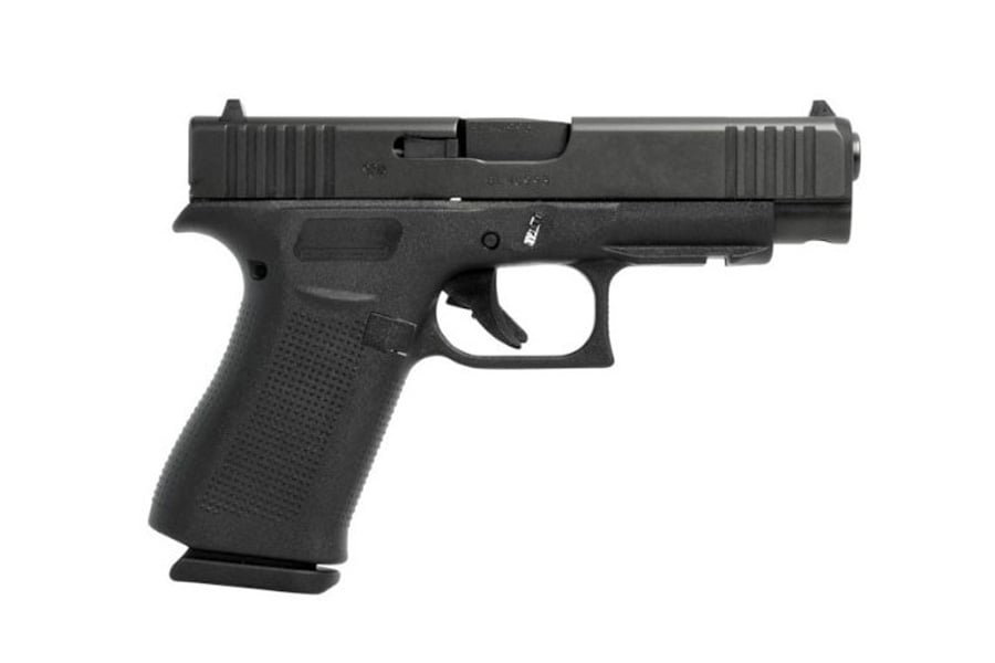 GLOCK 48 9mm Compact Pistol with Black Slide and AmeriGlo Bold Night Sights (LE)